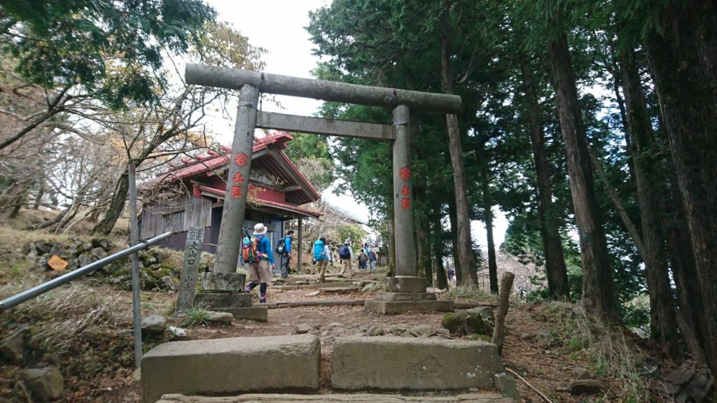 頂上にある素敵な神社
