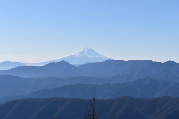 快晴で富士山がとても綺麗にみえました