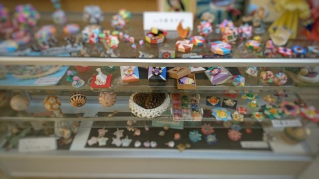 いろいろな作品が展示されております
