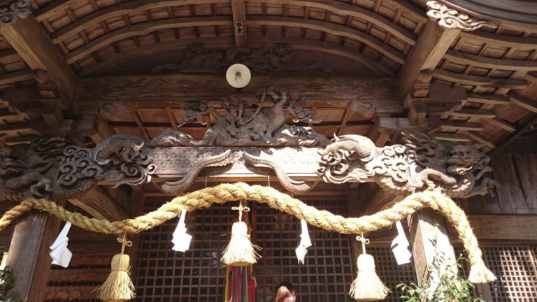 高知県の梼原町を訪れたときの神社
