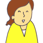 笑顔の女性の相談者