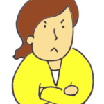 怒っている女性のご相談者