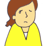悲しんでいる女性の相談者