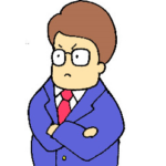 怒っている水谷弁護士です